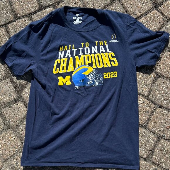 University of Michigan National Champions T Shirt Sz M - Picture 1 of 7
